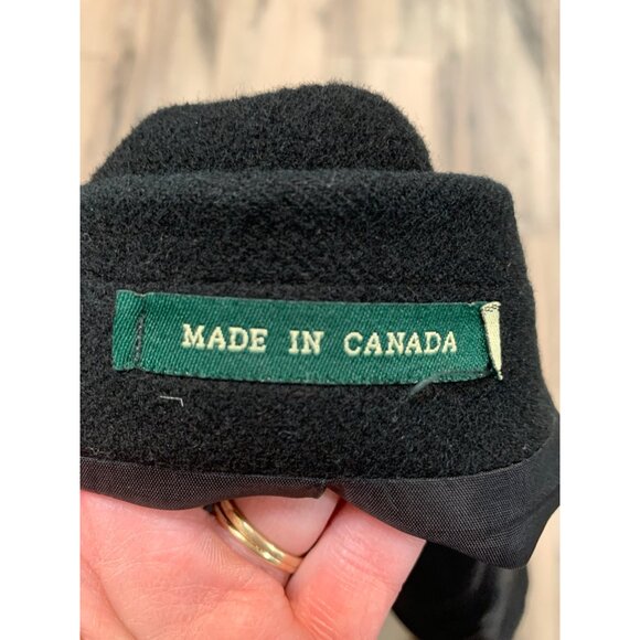 Lauren Ralph Lauren Black 43L Single Vent Two Button Camel Hair Blazer Four Butt - Picture 10 of 11